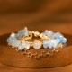 Aquamarine Star Healing Magnetic Buckle Bracelet Aquamarine Star Healing Magnetic Buckle Bracelet
