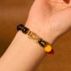 Gold Sheen Obsidian PiXiu Wealth Bracelet Gold Sheen Obsidian PiXiu Wealth Bracelet