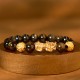 Gold Sheen Obsidian PiXiu Wealth Bracelet Gold Sheen Obsidian PiXiu Wealth Bracelet
