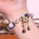 Blue Crystal Amethyst Green Aventurine Healing Bracelet Blue Crystal Amethyst Green Aventurine Healing Bracelet