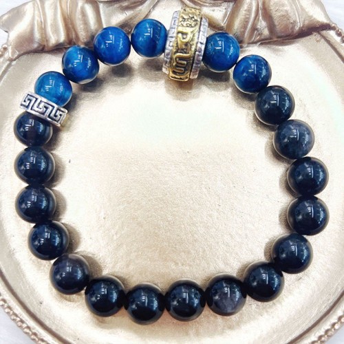 Silver Sheen Obsidian Blue Tiger Eye Protection Bracelet Silver Sheen Obsidian Blue Tiger Eye Protection Bracelet