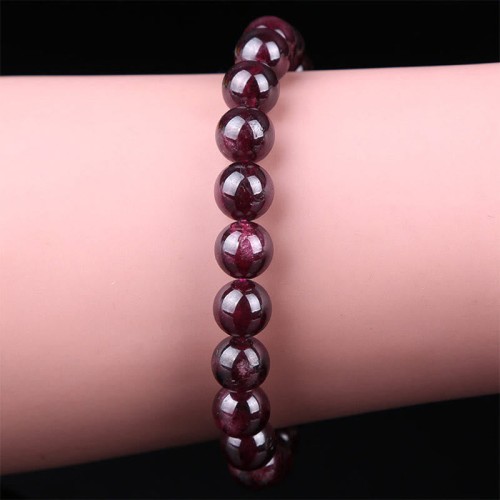 Natural Garnet Bead Passion Bracelet Natural Garnet Bead Passion Bracelet