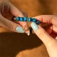 Blue Tiger Eye Water Drop Strength Bracelet Blue Tiger Eye Water Drop Strength Bracelet