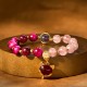 Strawberry Quartz PiXiu Love Bracelet
