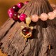 Strawberry Quartz PiXiu Love Bracelet