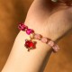 Strawberry Quartz PiXiu Love Bracelet