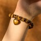 Crystal Green Aventurine Love Heart Balance Bracelet Crystal Green Aventurine Love Heart Balance Bracelet