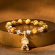 Yellow Tiger Eye Buddha Protection Bracelet Yellow Tiger Eye Buddha Protection Bracelet
