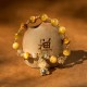 Yellow Tiger Eye Buddha Protection Bracelet Yellow Tiger Eye Buddha Protection Bracelet