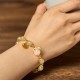 Hetian Jade Fu Character Rabbit Abundance Bracelet