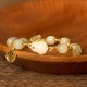 Hetian Jade Fu Character Rabbit Abundance Bracelet