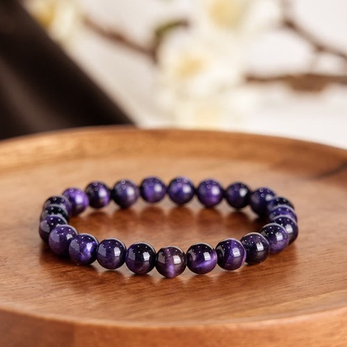 Purple Tiger Eye Creativity Bracelet Purple Tiger Eye Creativity Bracelet