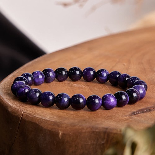 Purple Tiger Eye Creativity Bracelet Purple Tiger Eye Creativity Bracelet