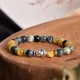 Blue Green Red Tiger Eye Buddha Balance Bracelet Blue Green Red Tiger Eye Buddha Balance Bracelet