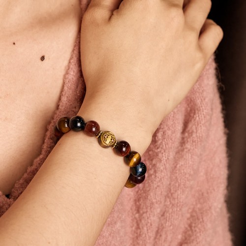 Tiger Eye Beads Protection Courage Bracelet Tiger Eye Beads Protection Courage Bracelet