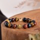 Tiger Eye Beads Protection Courage Bracelet Tiger Eye Beads Protection Courage Bracelet