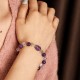 Amethyst PiXiu Crystal Balance Bracelet Amethyst PiXiu Crystal Balance Bracelet