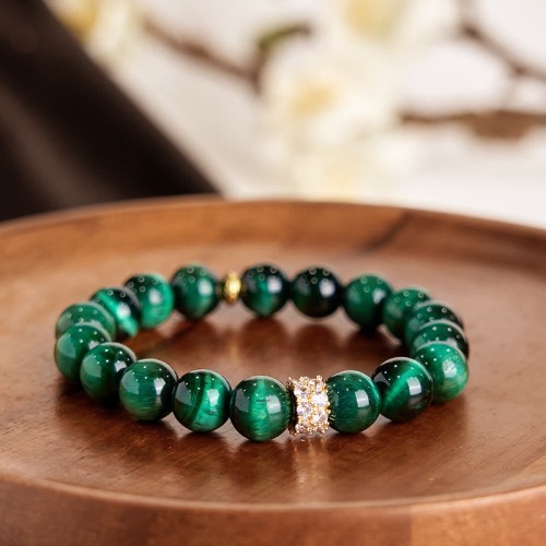 Green Tiger Eye Positive Bracelet Green Tiger Eye Positive Bracelet
