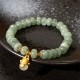 Strawberry Quartz Cyan Jade Lucky Cat Bracelet Strawberry Quartz Cyan Jade Lucky Cat Bracelet
