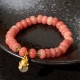 Strawberry Quartz Cyan Jade Lucky Cat Bracelet Strawberry Quartz Cyan Jade Lucky Cat Bracelet