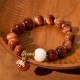 Red Tiger Eye Pumpkin Calm Bracelet