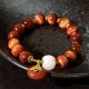 Red Tiger Eye Pumpkin Calm Bracelet