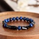Blue Tiger Eye Black Tourmaline Strength Bracelet