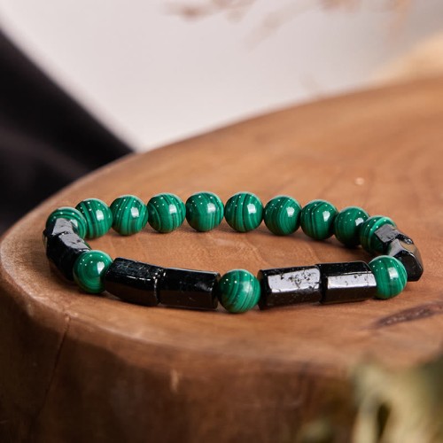 Malachite Black Tourmaline Purity Bracelet Malachite Black Tourmaline Purity Bracelet