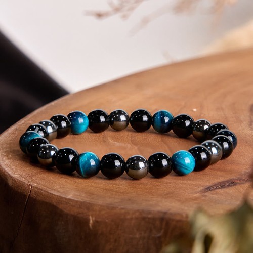 Tiger’s Eye Hematite Positive Bracelet Tiger’s Eye Hematite Positive Bracelet