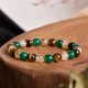 Tiger Eye Green Agate Citrine Mix Protection Bracelet Tiger Eye Green Agate Citrine Mix Protection Bracelet
