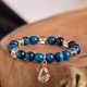 Blue Tiger Eye Water Drop Strength Bracelet Blue Tiger Eye Water Drop Strength Bracelet