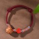 Chinese Zodiac Red String Peach Pit Cinnabar Bracelet Chinese Zodiac Red String Peach Pit Cinnabar Bracelet