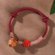 Chinese Zodiac Red String Peach Pit Cinnabar Bracelet Chinese Zodiac Red String Peach Pit Cinnabar Bracelet