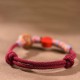 Chinese Zodiac Red String Peach Pit Cinnabar Bracelet Chinese Zodiac Red String Peach Pit Cinnabar Bracelet