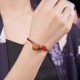 Chinese Zodiac Red String Peach Pit Cinnabar Bracelet Chinese Zodiac Red String Peach Pit Cinnabar Bracelet
