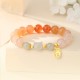 925 Silver Red Agate Hetian Jade Confidence Bracelet 925 Silver Red Agate Hetian Jade Confidence Bracelet