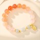925 Silver Red Agate Hetian Jade Confidence Bracelet 925 Silver Red Agate Hetian Jade Confidence Bracelet