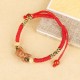 Chinese Zodiac Red String Peach Wood Luck Bracelet Chinese Zodiac Red String Peach Wood Luck Bracelet