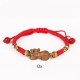Chinese Zodiac Red String Peach Wood Luck Bracelet Chinese Zodiac Red String Peach Wood Luck Bracelet