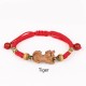 Chinese Zodiac Red String Peach Wood Luck Bracelet Chinese Zodiac Red String Peach Wood Luck Bracelet