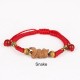Chinese Zodiac Red String Peach Wood Luck Bracelet Chinese Zodiac Red String Peach Wood Luck Bracelet