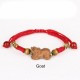 Chinese Zodiac Red String Peach Wood Luck Bracelet Chinese Zodiac Red String Peach Wood Luck Bracelet