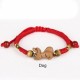 Chinese Zodiac Red String Peach Wood Luck Bracelet Chinese Zodiac Red String Peach Wood Luck Bracelet