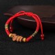 Chinese Zodiac Red String Peach Wood Luck Bracelet Chinese Zodiac Red String Peach Wood Luck Bracelet