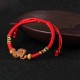 Chinese Zodiac Red String Peach Wood Luck Bracelet Chinese Zodiac Red String Peach Wood Luck Bracelet