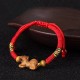 Chinese Zodiac Red String Peach Wood Luck Bracelet Chinese Zodiac Red String Peach Wood Luck Bracelet