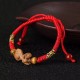 Chinese Zodiac Red String Peach Wood Luck Bracelet Chinese Zodiac Red String Peach Wood Luck Bracelet