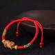 Chinese Zodiac Red String Peach Wood Luck Bracelet Chinese Zodiac Red String Peach Wood Luck Bracelet