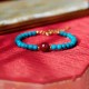 925 Silver Turquoise Cinnabar Purification Bracelet 925 Silver Turquoise Cinnabar Purification Bracelet