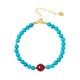 925 Silver Turquoise Cinnabar Purification Bracelet 925 Silver Turquoise Cinnabar Purification Bracelet